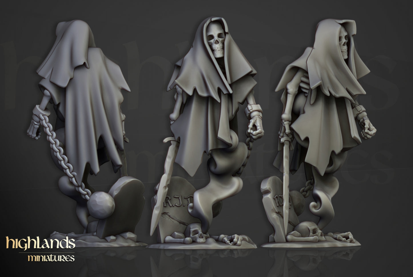 Transilvanya Crypt Ghosts Unit 6x - Highlands Miniatures