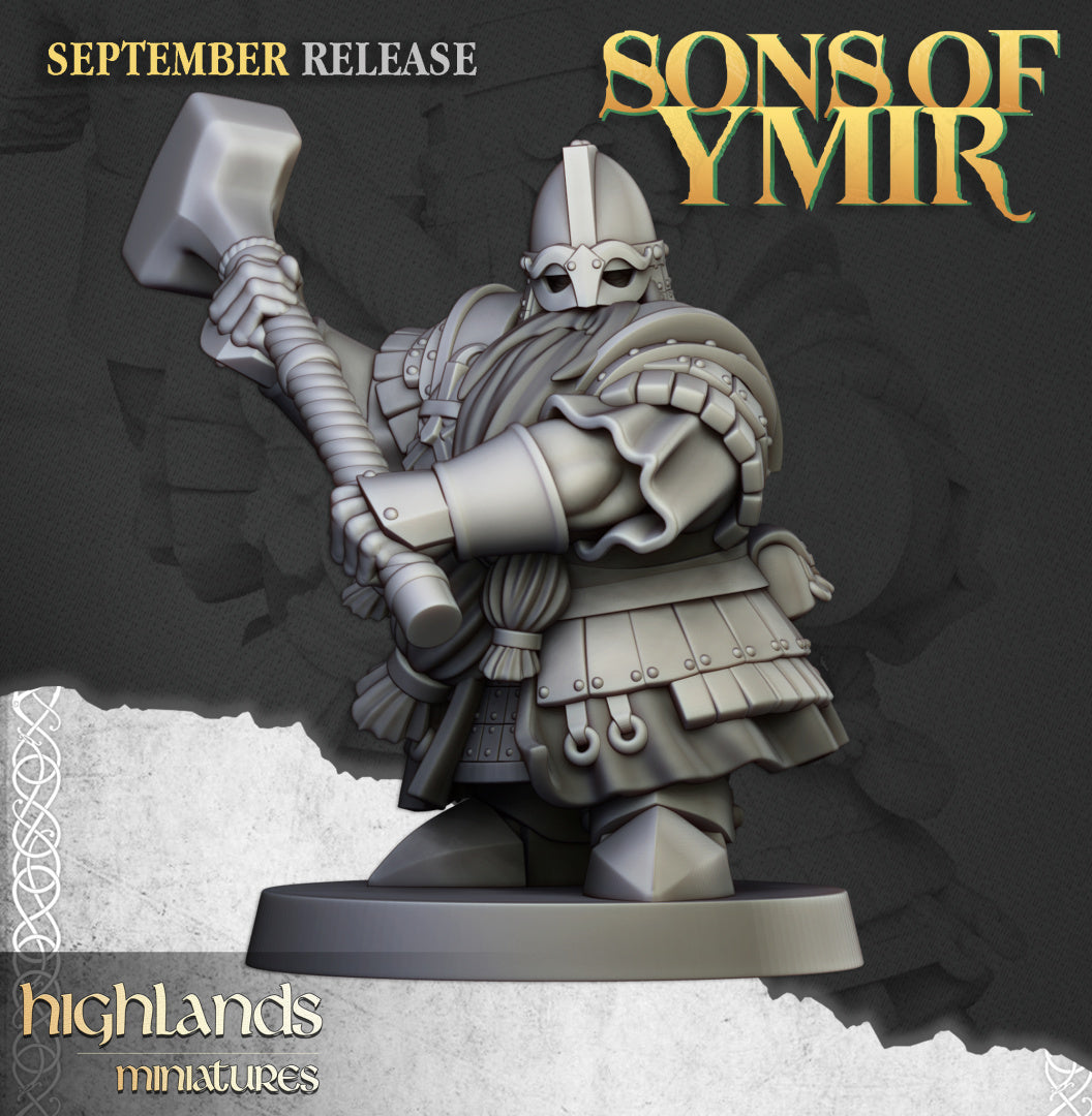 Dwarf Kingsguard unit 20x - Highlands Miniatures
