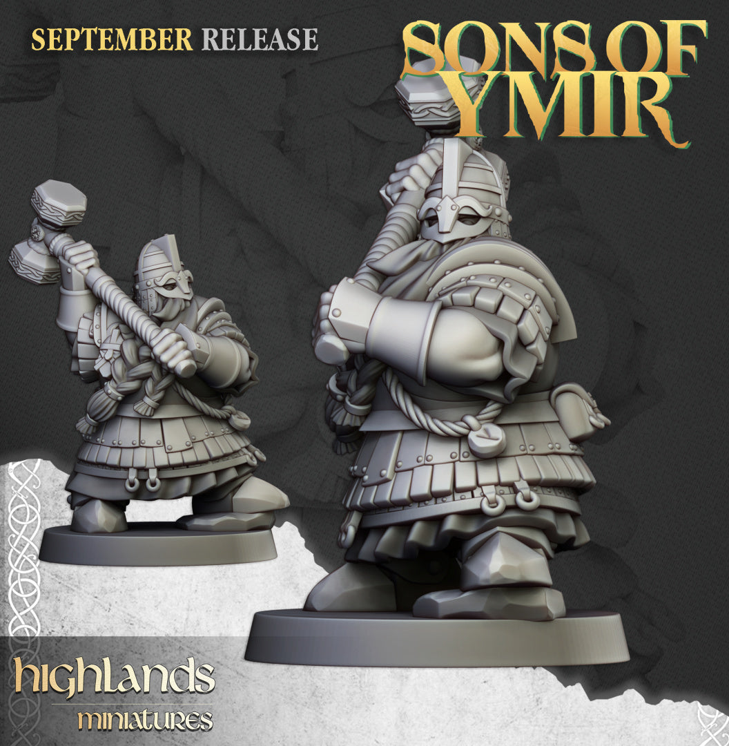 Dwarf Kingsguard unit 20x - Highlands Miniatures
