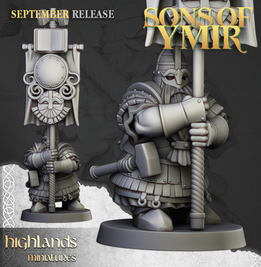 Dwarf Kingsguard unit 20x - Highlands Miniatures