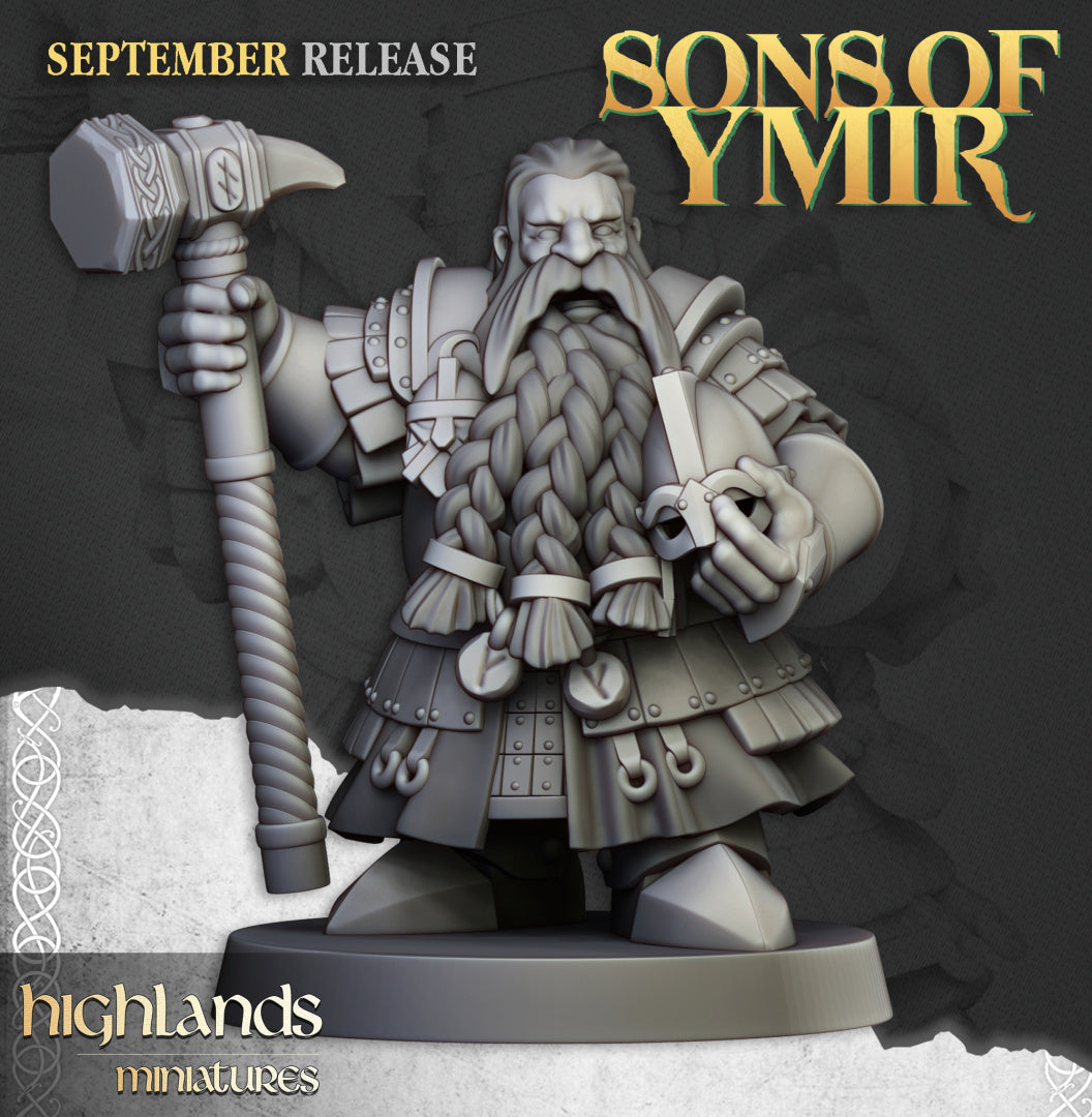 Dwarf Kingsguard unit 20x - Highlands Miniatures