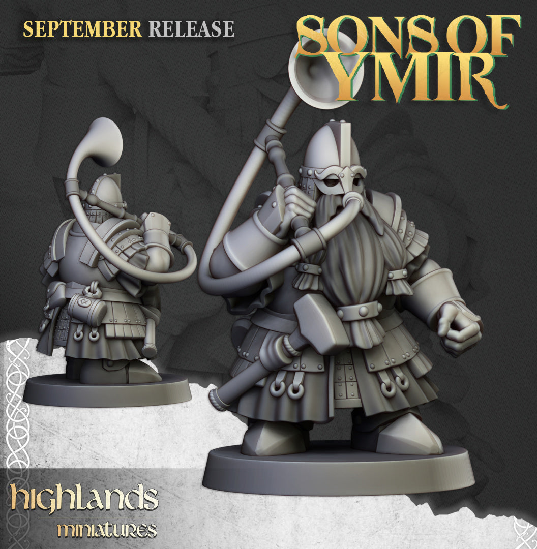 Dwarf Kingsguard unit 20x - Highlands Miniatures