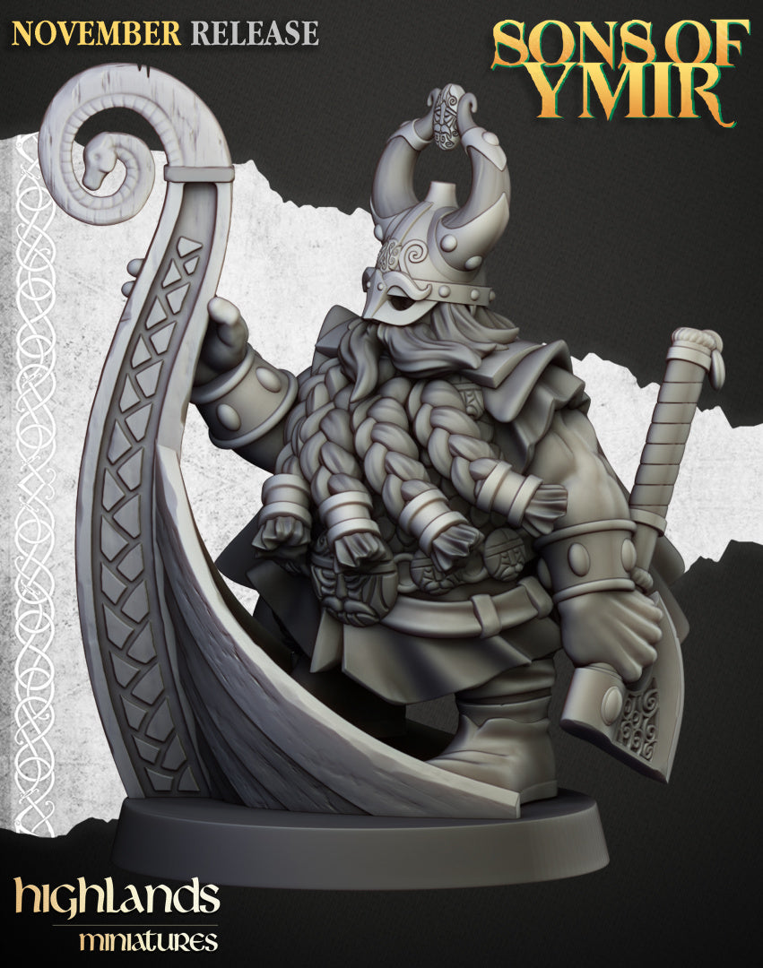 Dwarf Sea Lord - Highlands Miniatures
