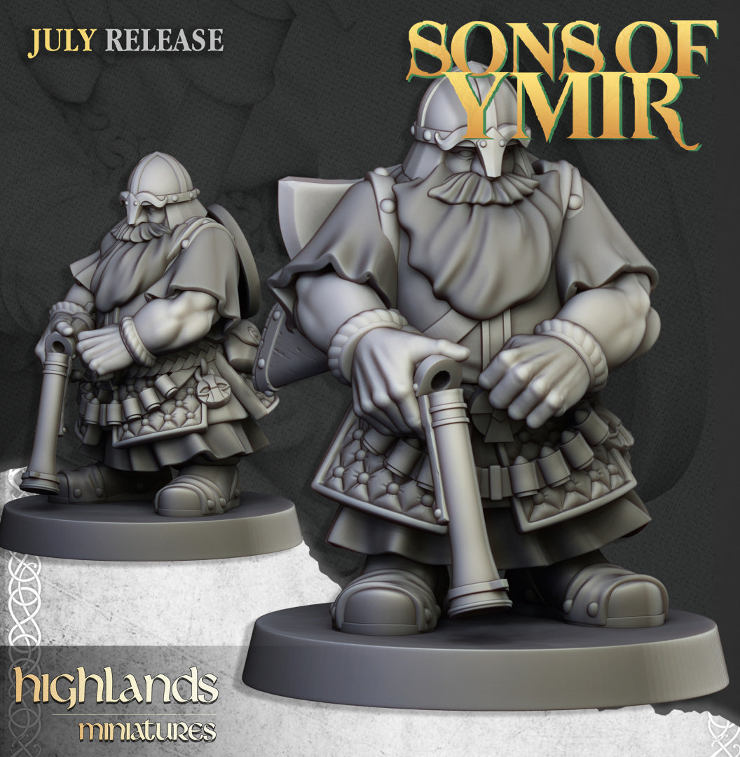 Dwarfs Marksmen Unit 10x - Highlands Miniatures