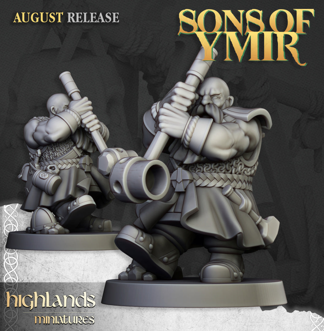 Dwarf Old Siege Engines Catapult - Highlands Miniatures