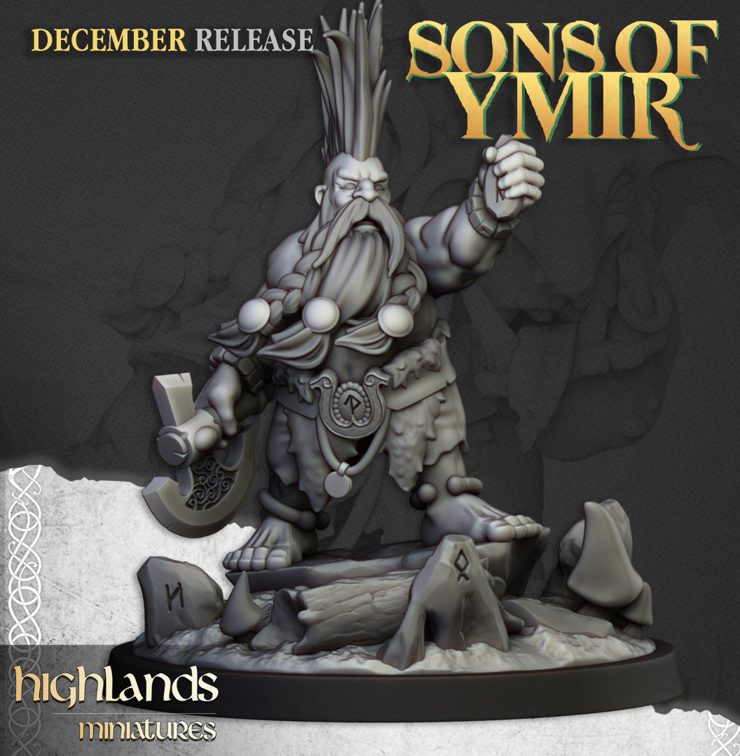 Dwarf Trollseeker Male - Highlands Miniatures