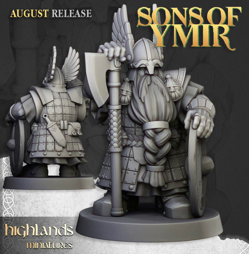 Dwarf Veterans Unit 20x - Highlands Miniatures
