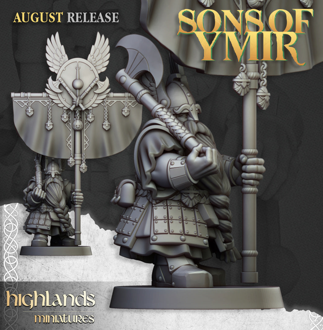 Dwarf Veterans Unit 20x - Highlands Miniatures
