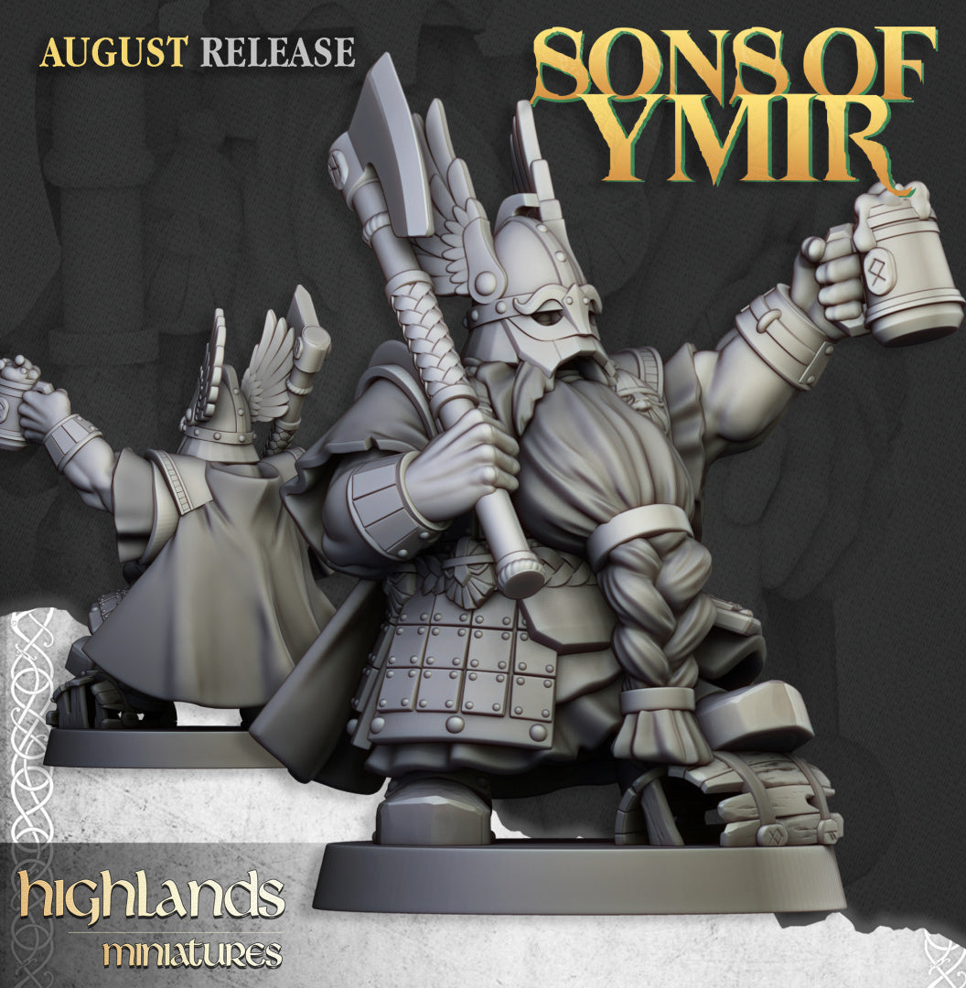 Dwarf Veterans Unit 20x - Highlands Miniatures