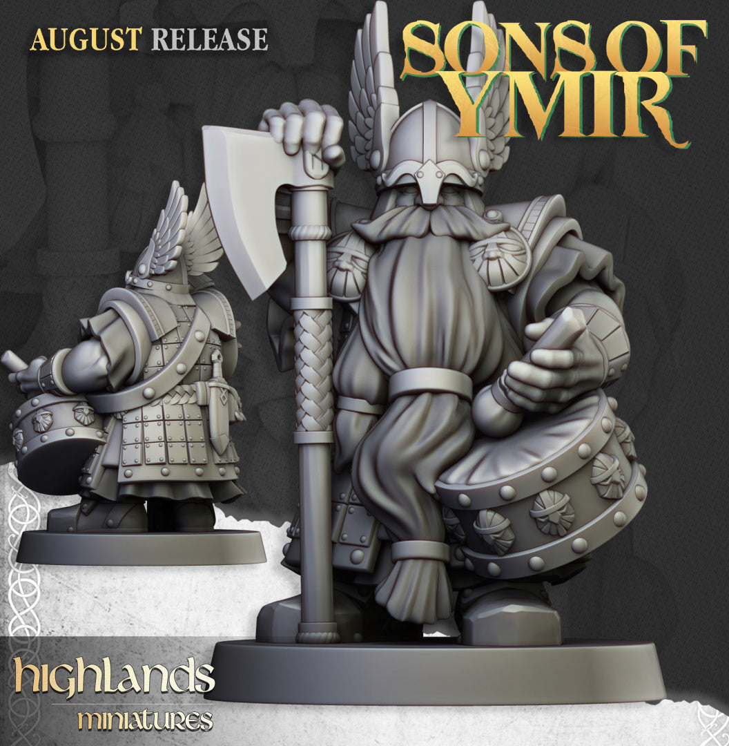 Dwarf Veterans Unit 20x - Highlands Miniatures