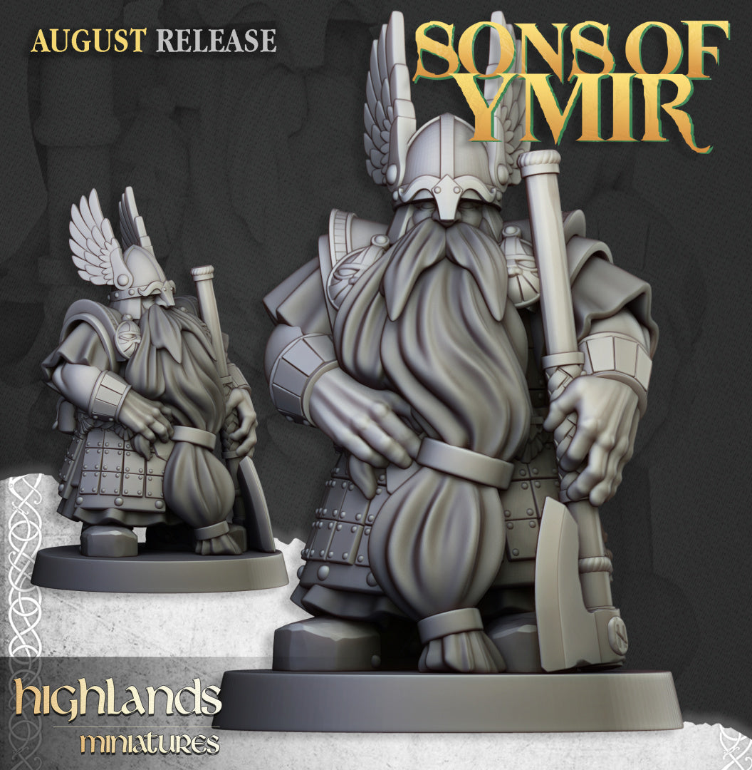 Dwarf Veterans Unit 20x - Highlands Miniatures