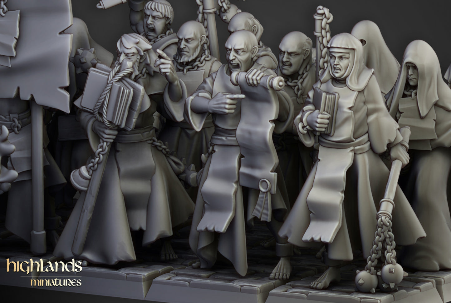 Sunland Fanatical Zealots 15x - Highlands Miniatures