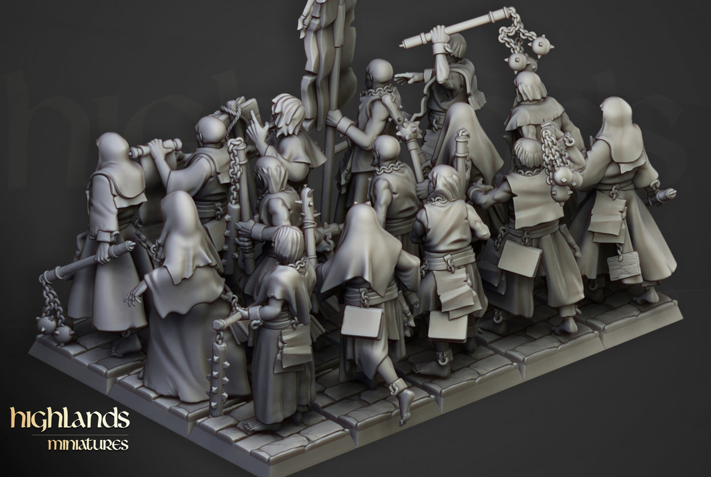 Sunland Fanatical Zealots 15x - Highlands Miniatures