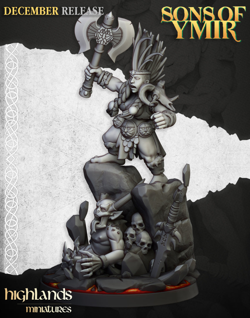 Dwarf Deamonseeker Female - Highlands Miniatures