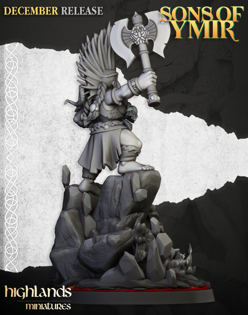 Dwarf Deamonseeker Female - Highlands Miniatures