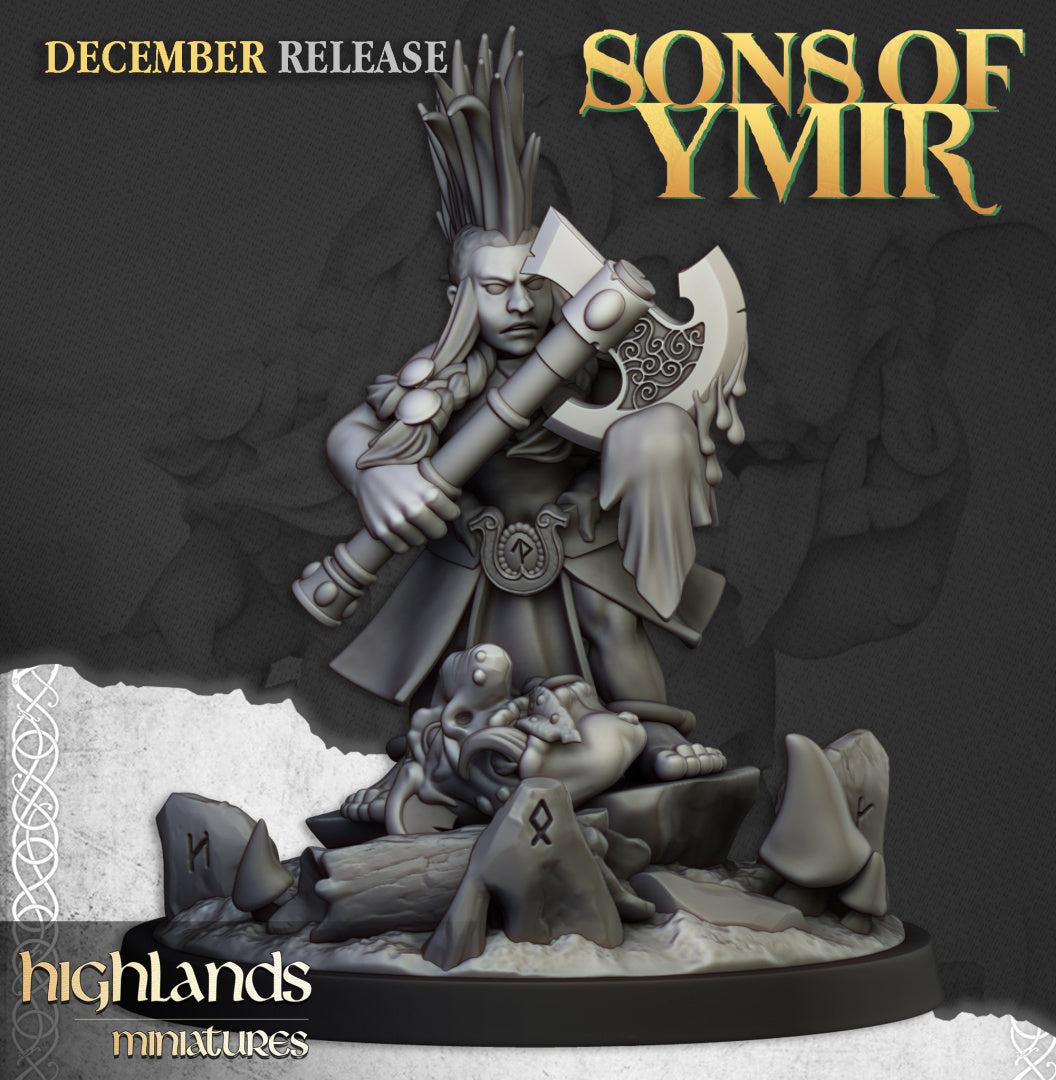 Dwarf Trollseeker Female - Highlands Miniatures