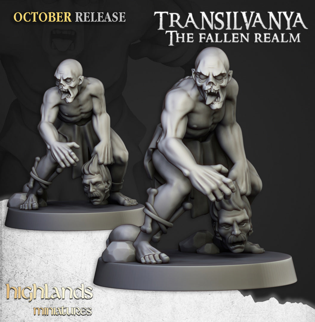 Transilvanya Ghouls Unit 20x - Highlands Miniatures
