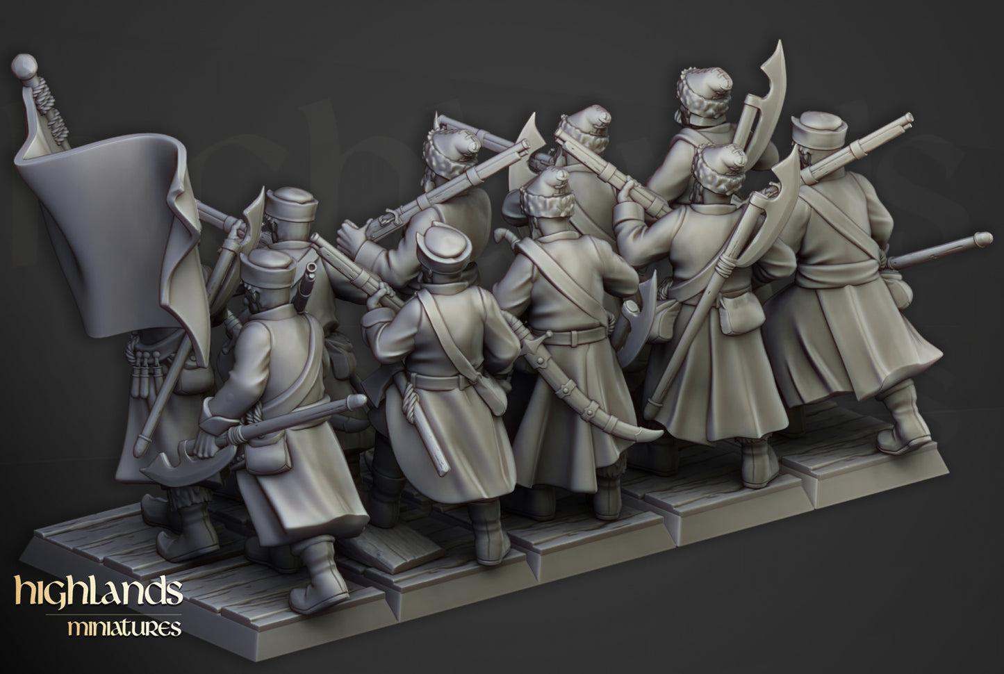 Volhynia Harbor Streltsy 10x - Highlands Miniatures
