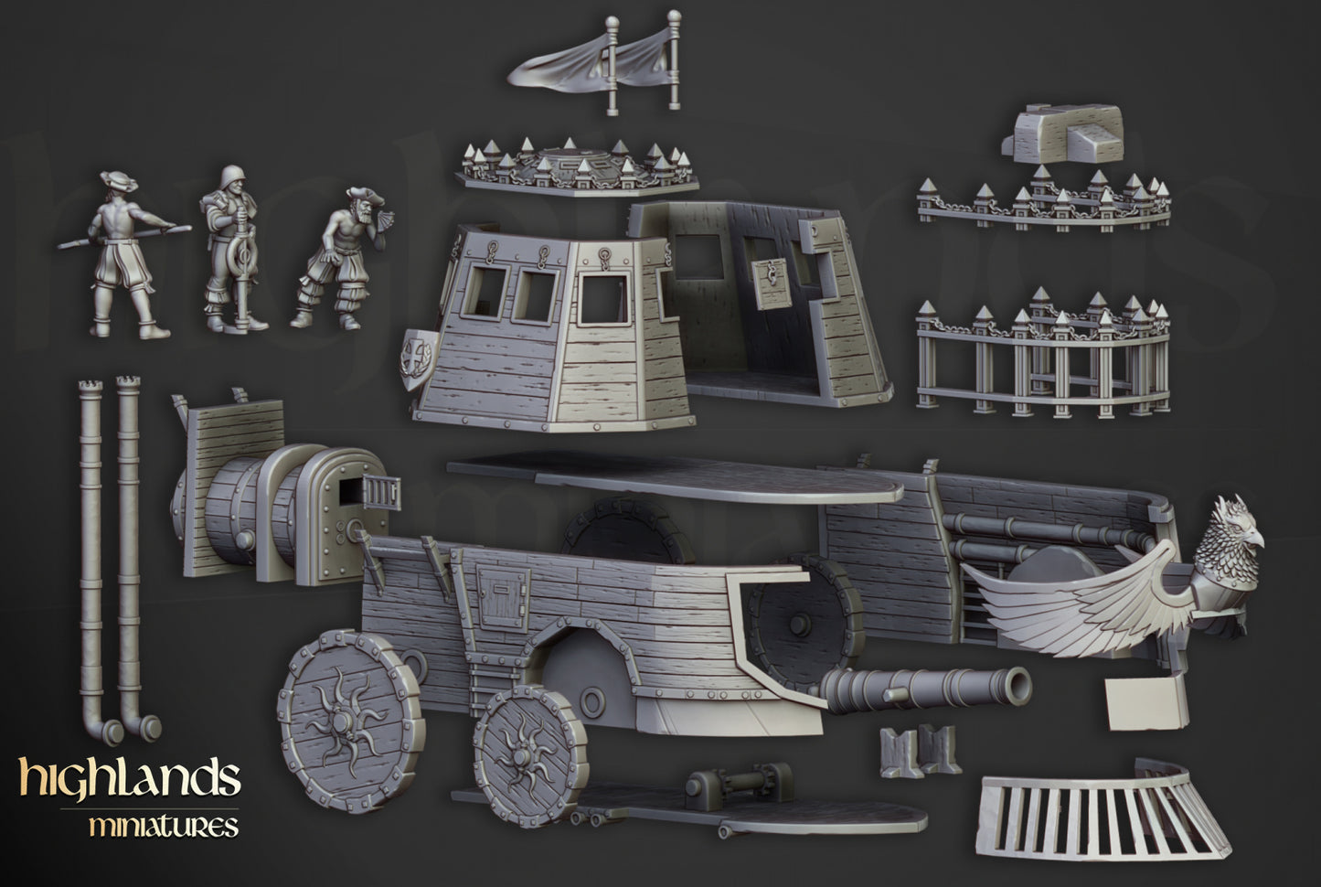 Sunland The Iron Opinicus - Highlands Miniatures