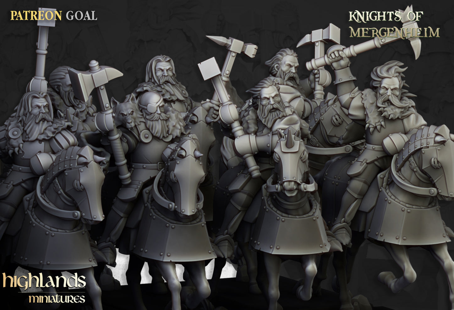 Knights of Mergenheim 10x - Highlands Miniatures