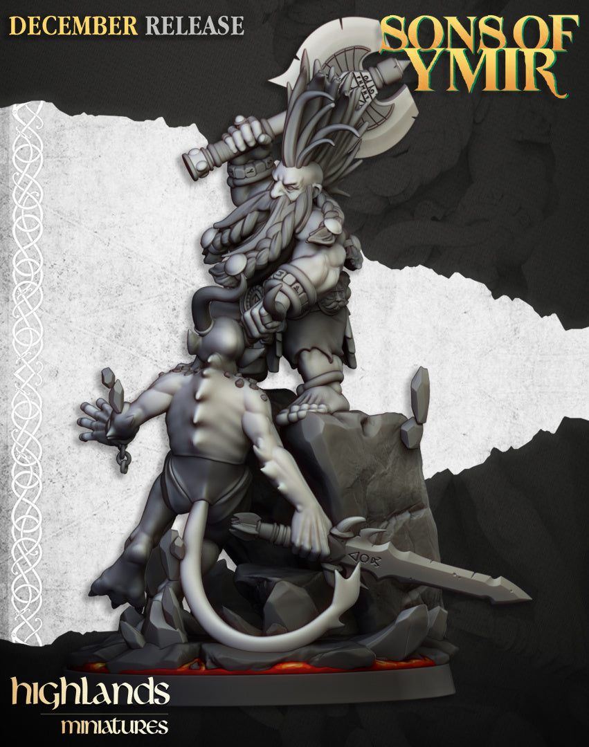 Dwarf Deamonseeker Male - Highlands Miniatures