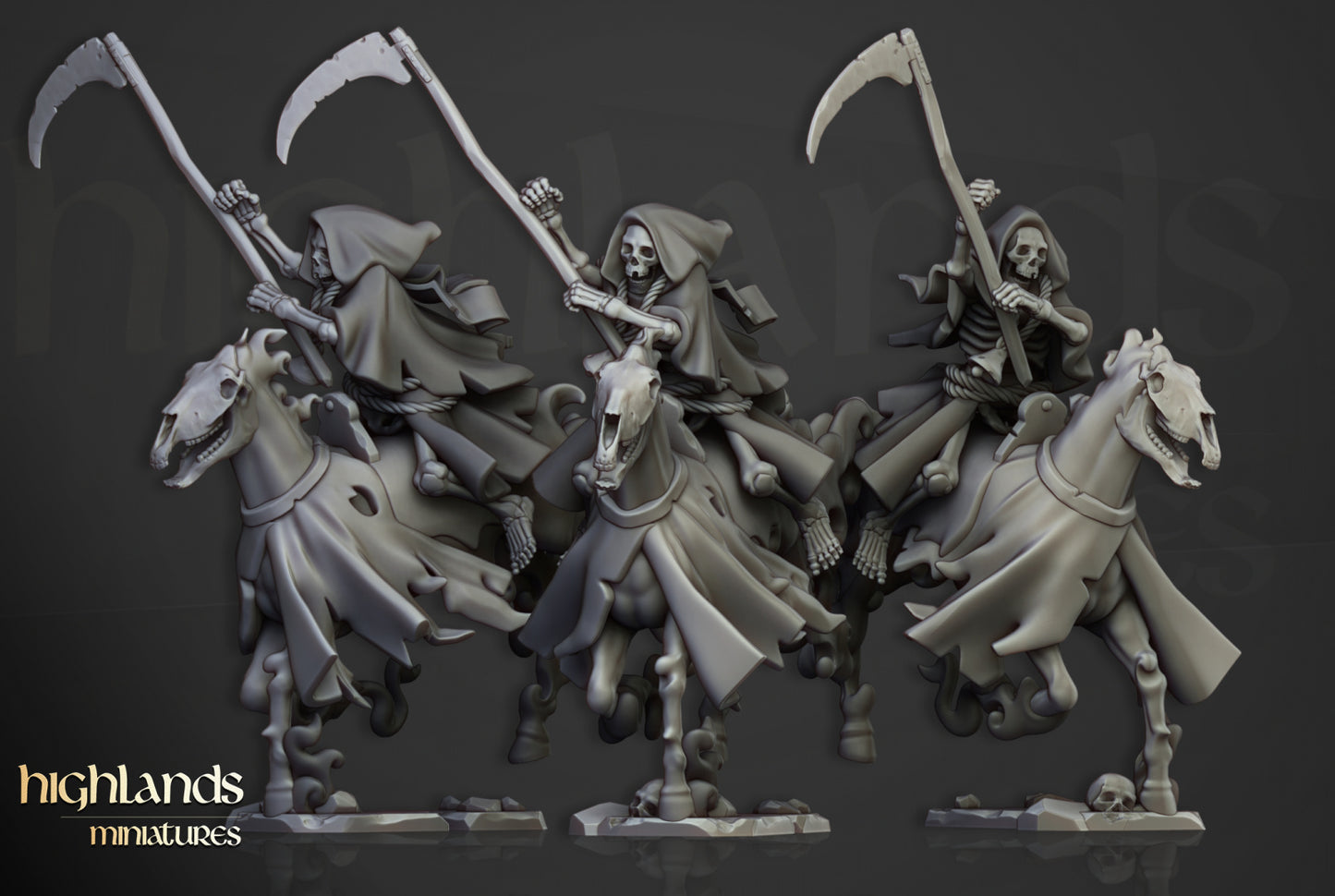 Transilvanya Spectral Cavalry Unit 10x - Highlands Miniatures