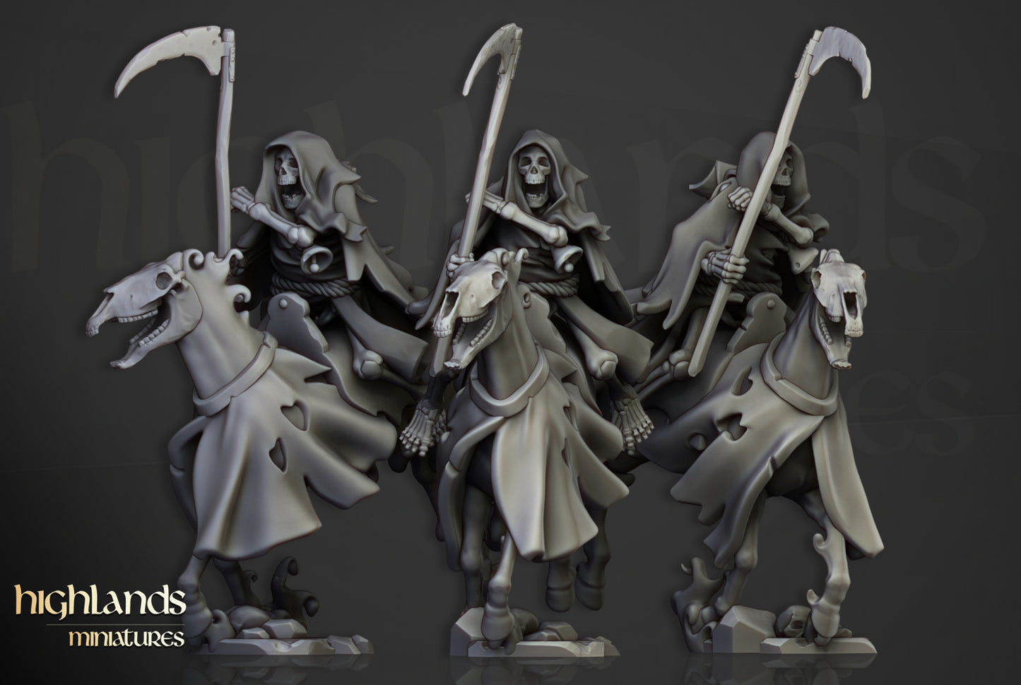 Transilvanya Spectral Cavalry Unit 10x - Highlands Miniatures