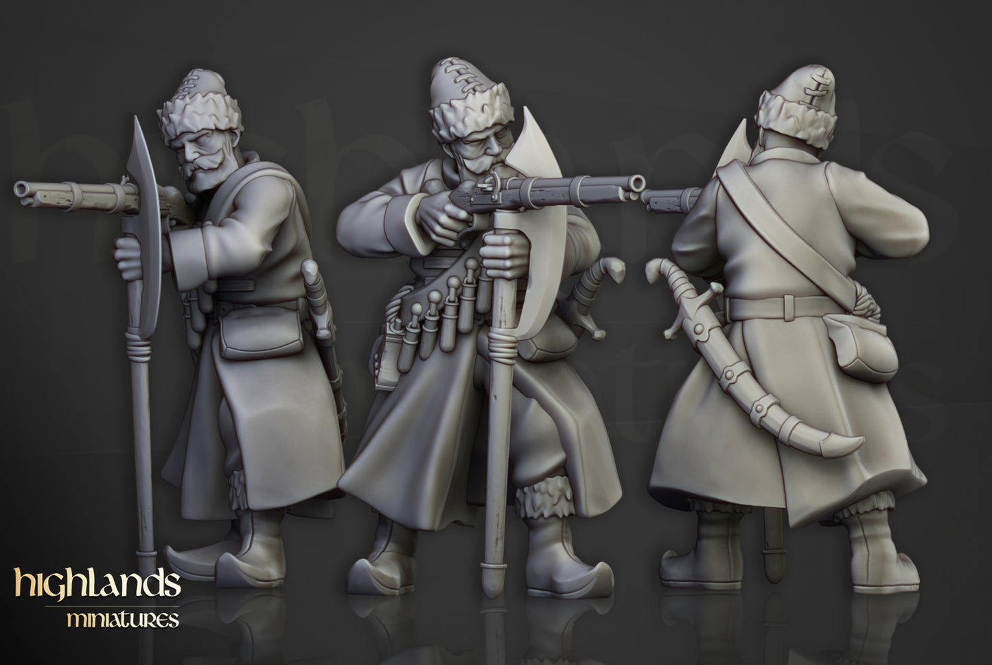Volhynia Harbor Streltsy 10x - Highlands Miniatures