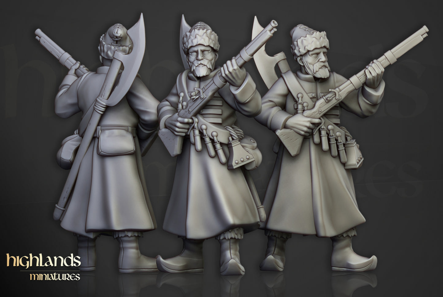 Volhynia Harbor Streltsy 10x - Highlands Miniatures