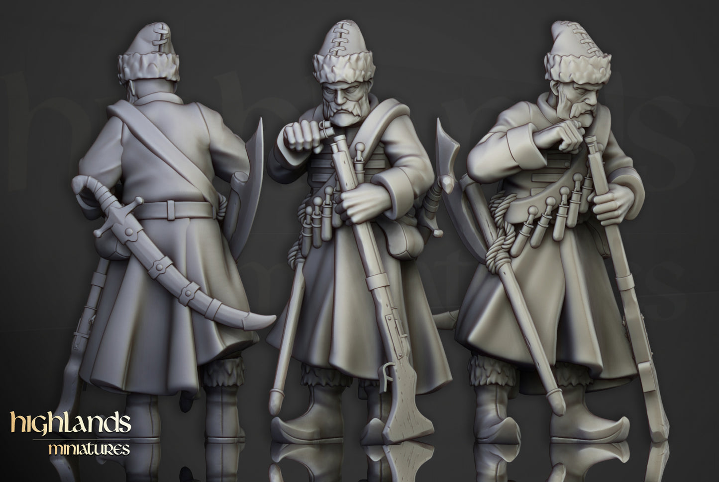 Volhynia Harbor Streltsy 10x - Highlands Miniatures