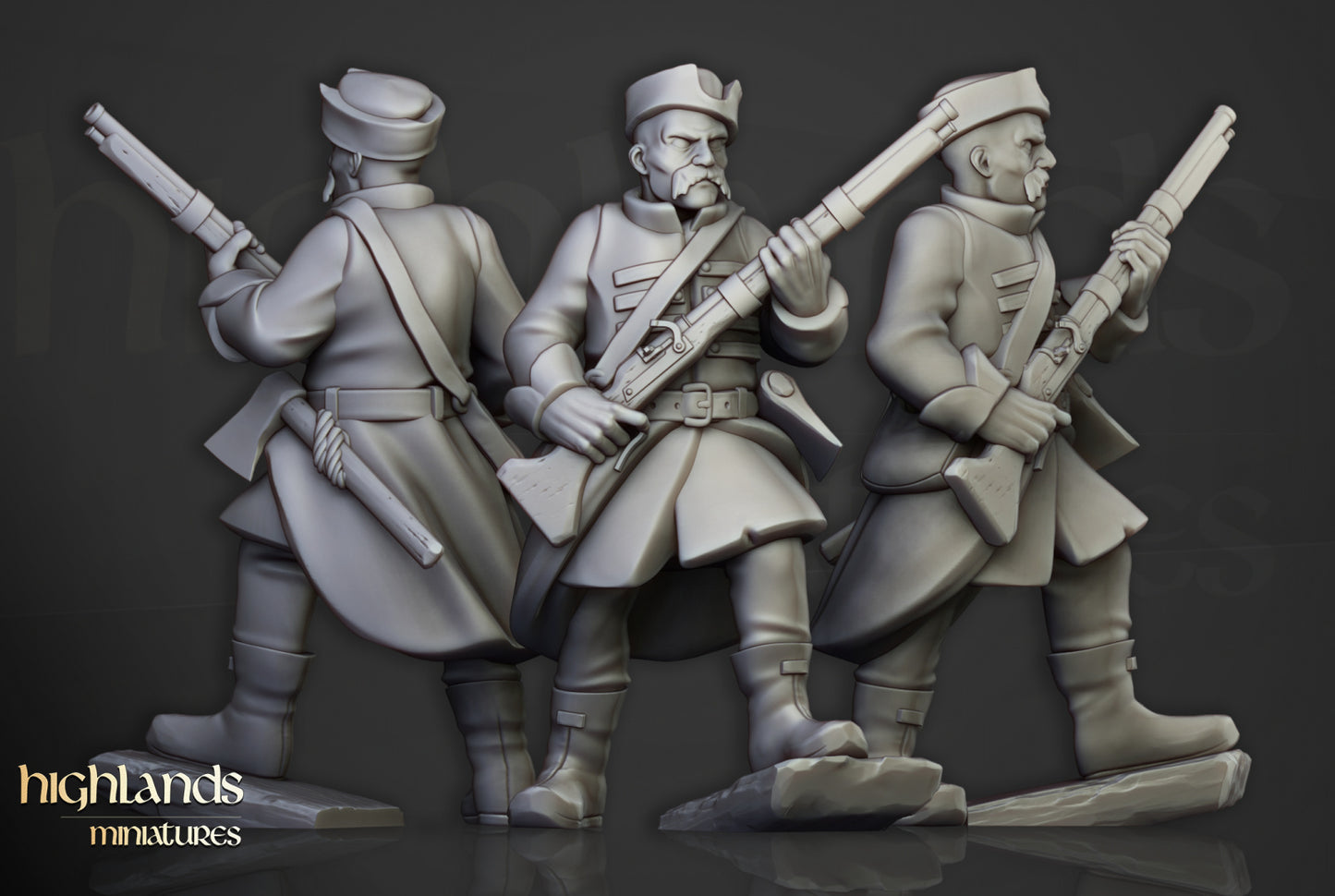 Volhynia Harbor Streltsy 10x - Highlands Miniatures