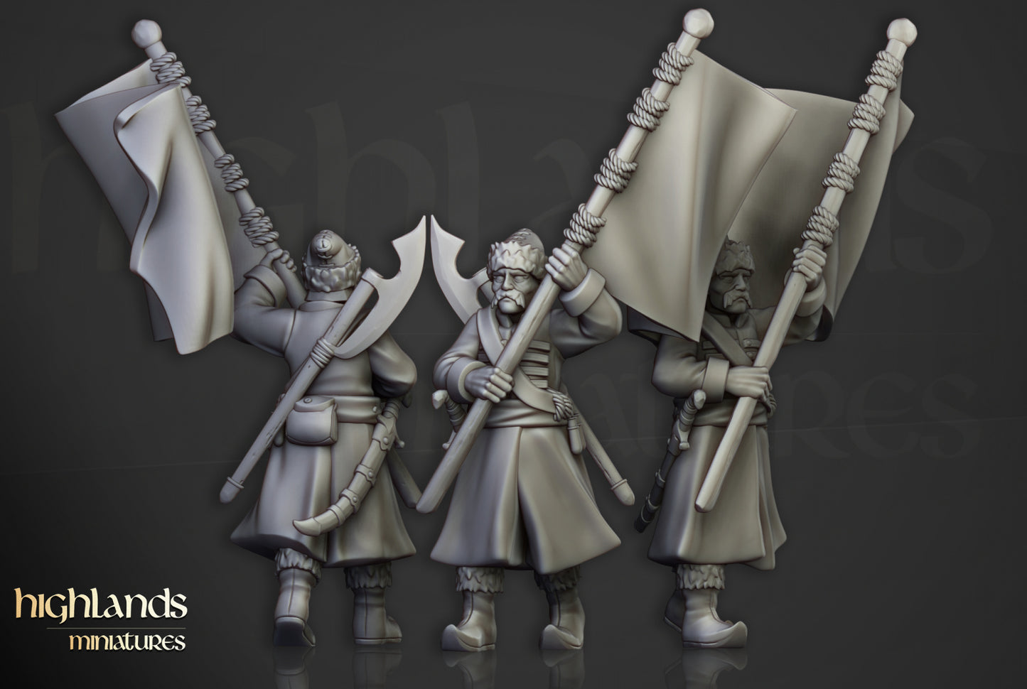 Volhynia Harbor Streltsy 10x - Highlands Miniatures