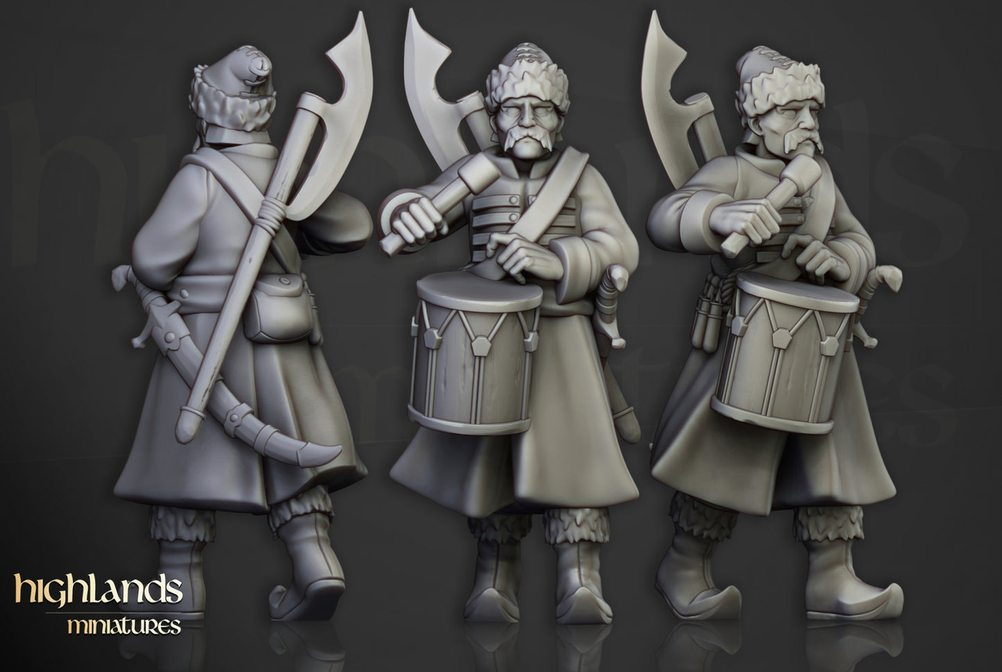 Volhynia Harbor Streltsy 10x - Highlands Miniatures