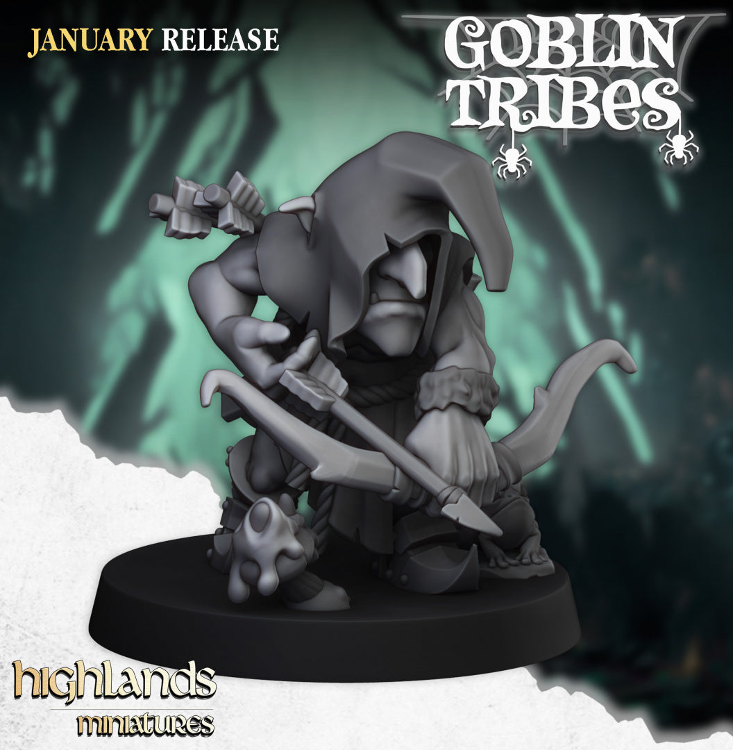 Swamp Goblin with Bows 20x - Highlands Miniatures