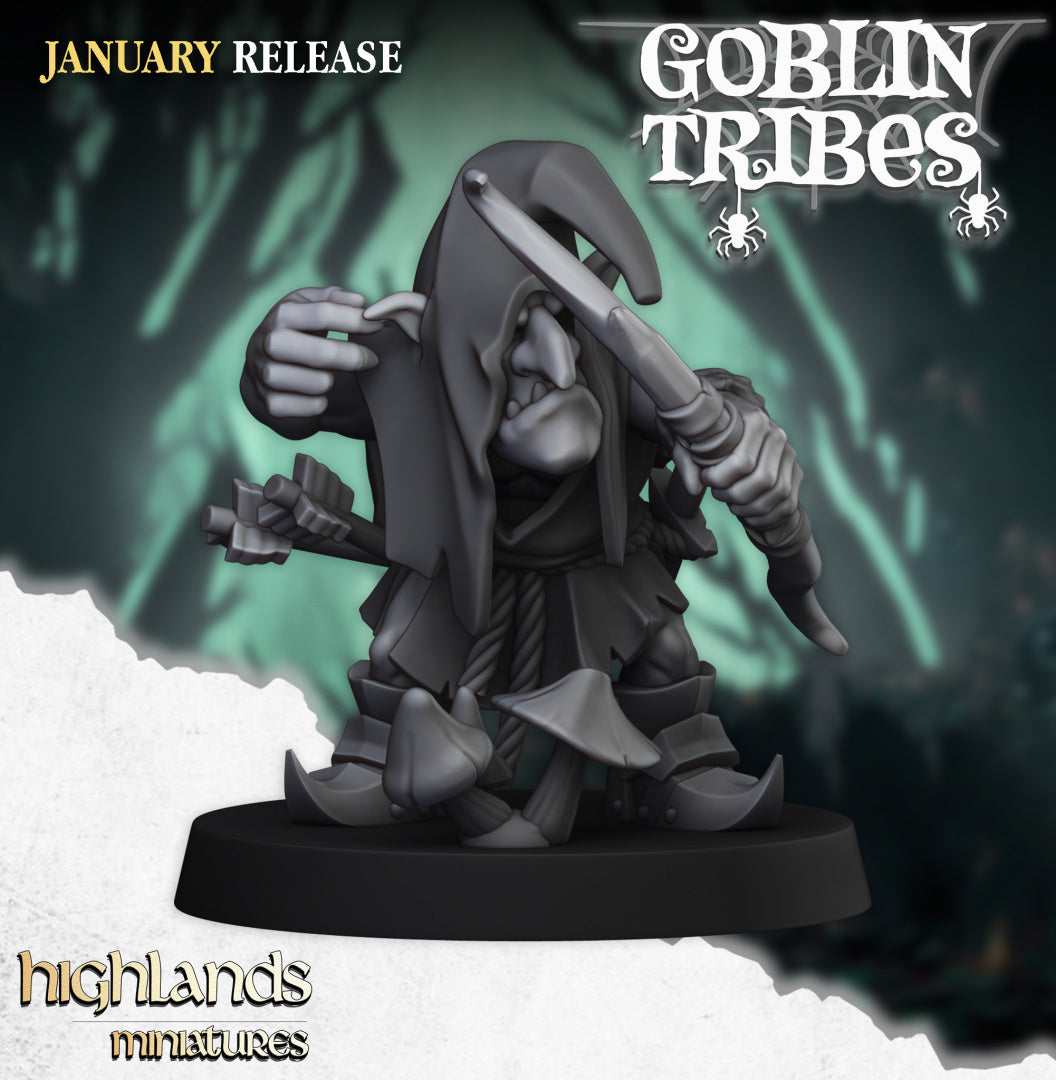 Swamp Goblin with Bows 20x - Highlands Miniatures