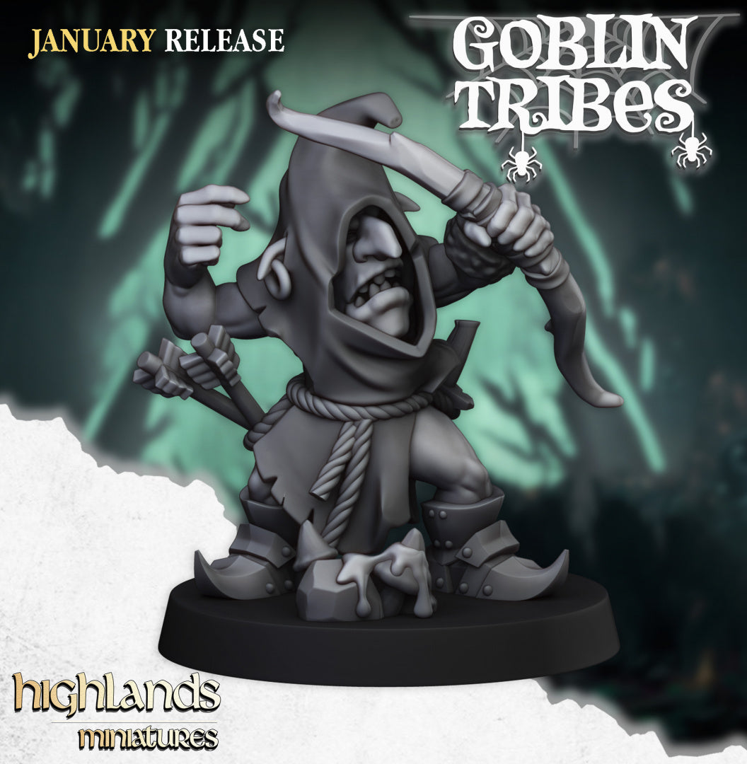Swamp Goblin with Bows 20x - Highlands Miniatures