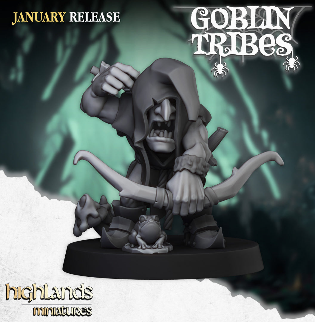 Swamp Goblin with Bows 20x - Highlands Miniatures