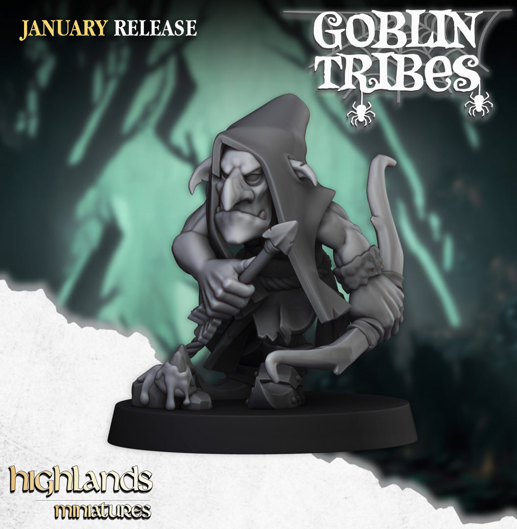 Swamp Goblin with Bows 20x - Highlands Miniatures