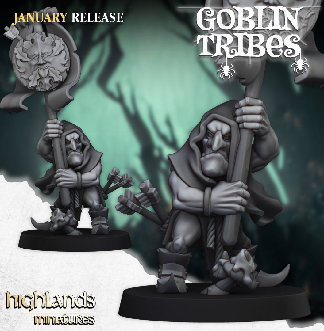 Swamp Goblin with Bows 20x - Highlands Miniatures