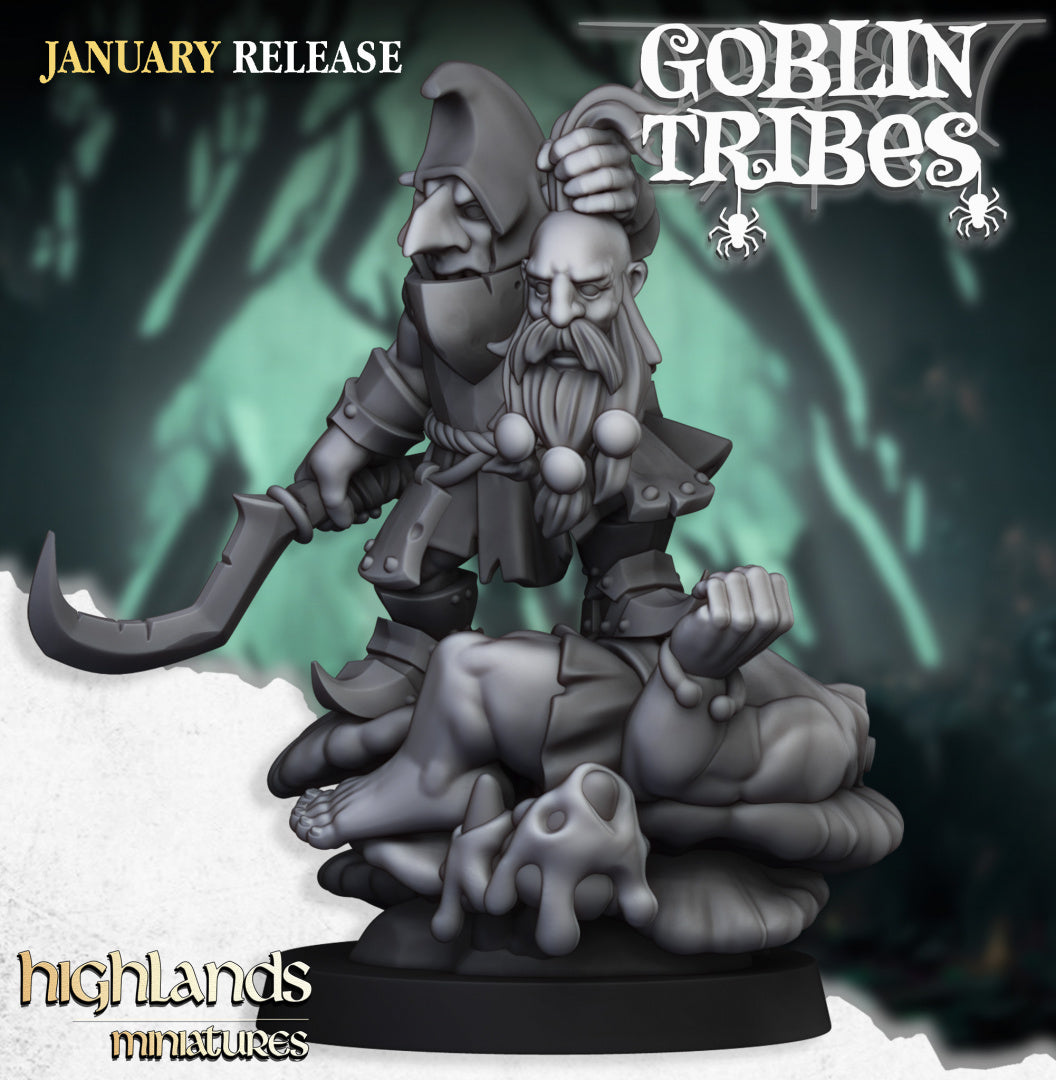 Swamp Goblin Boss - Highlands Miniatures