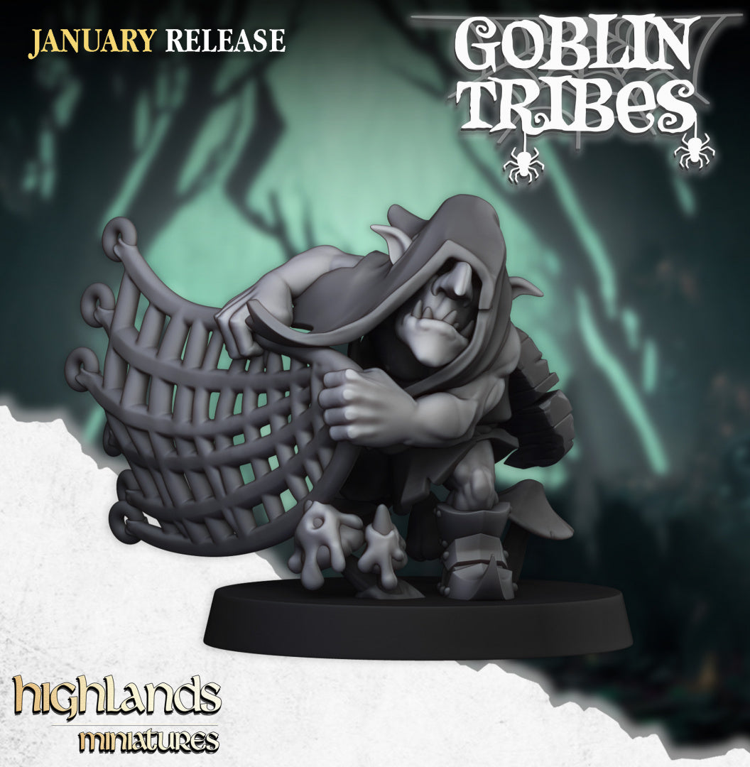 Swamp Goblin with Hand Weapons 7x - Highlands Miniatures
