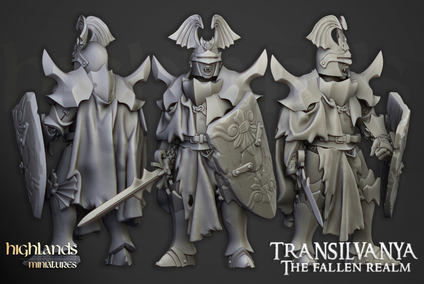 Transilvanya Vampire Neophytes 8x - Highlands Miniatures