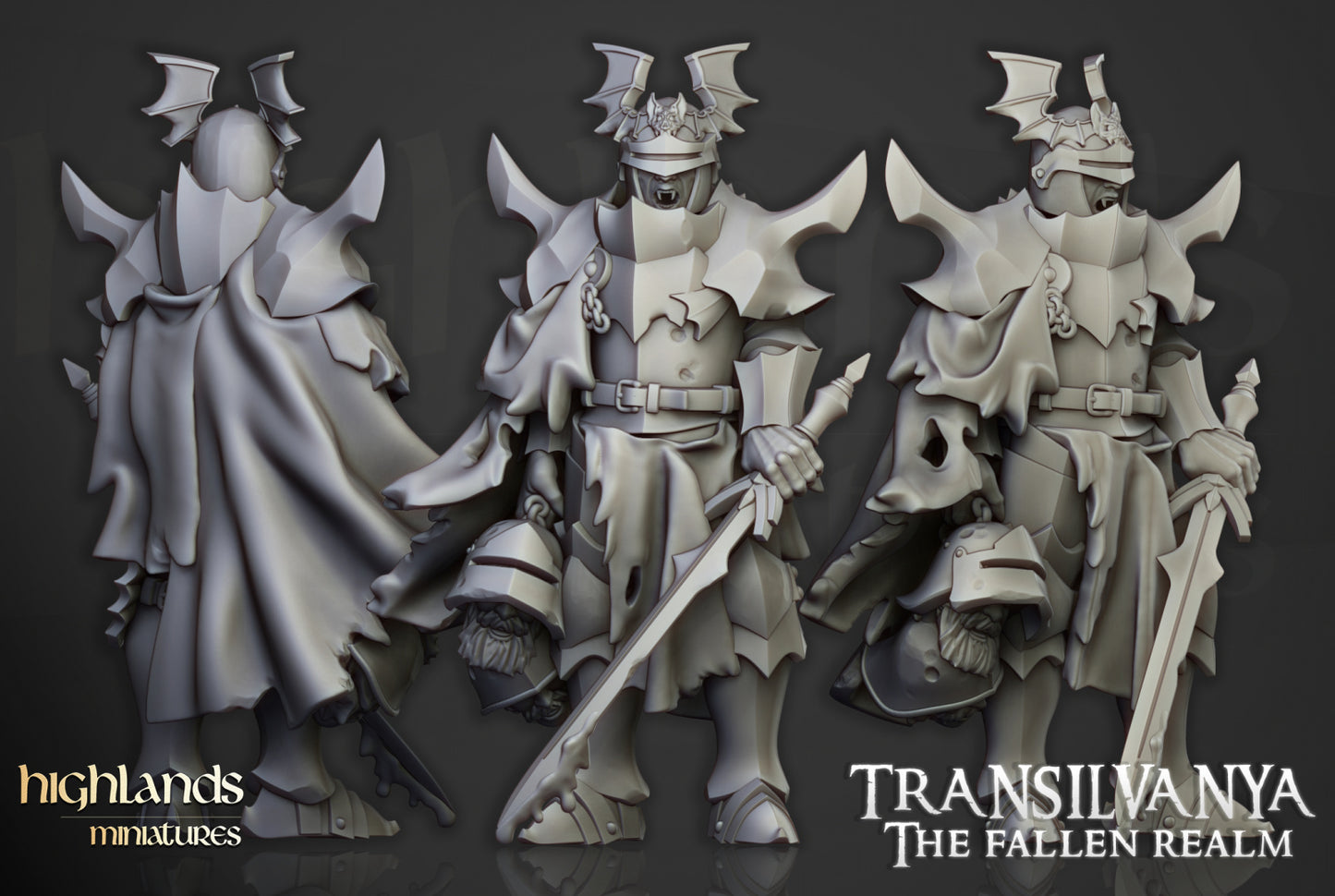 Transilvanya Vampire Neophytes 8x - Highlands Miniatures