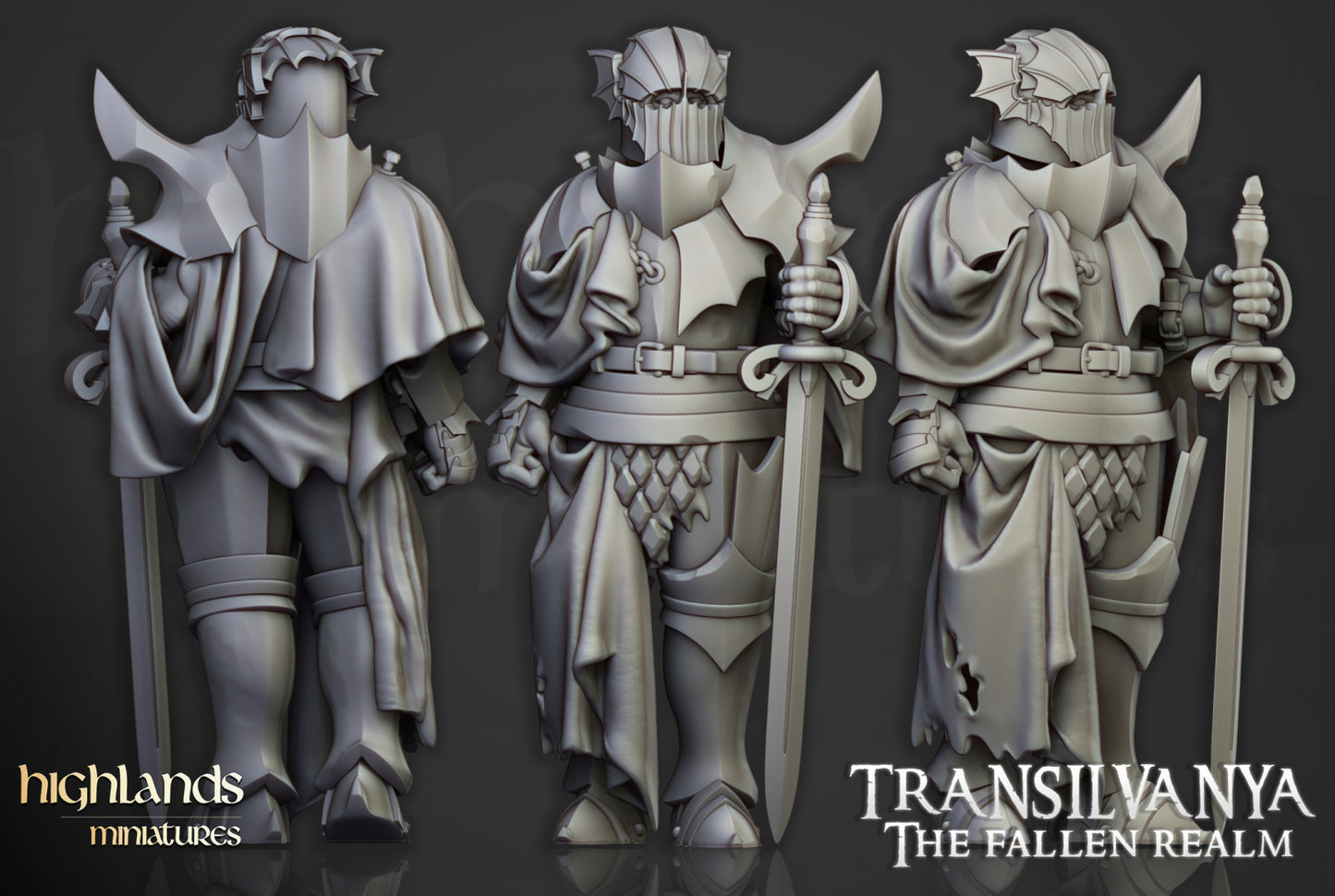 Transilvanya Vampire Neophytes 8x - Highlands Miniatures