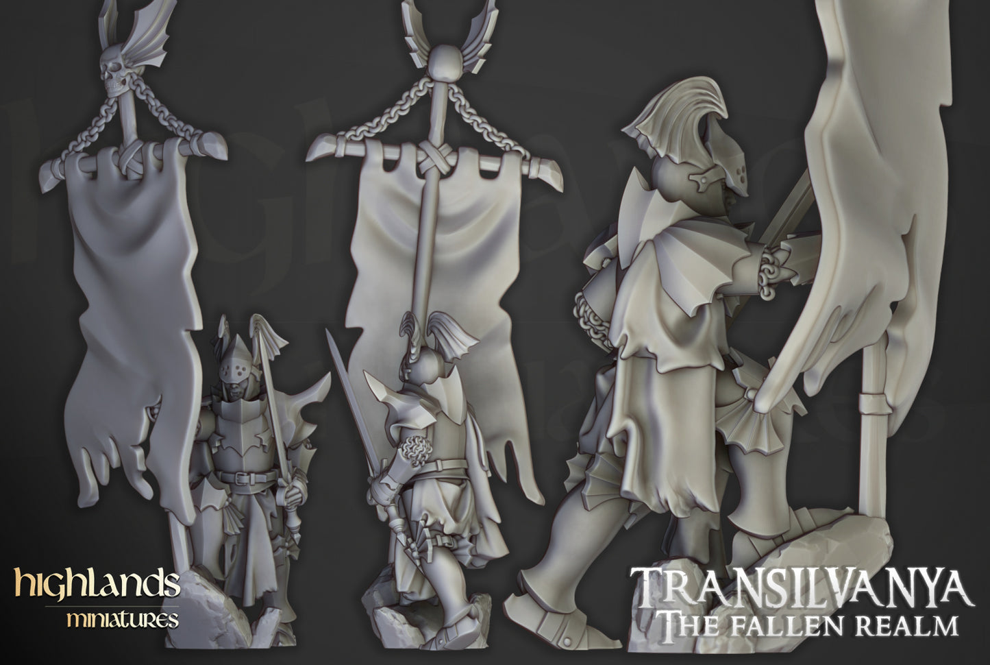 Transilvanya Vampire Neophytes 8x - Highlands Miniatures