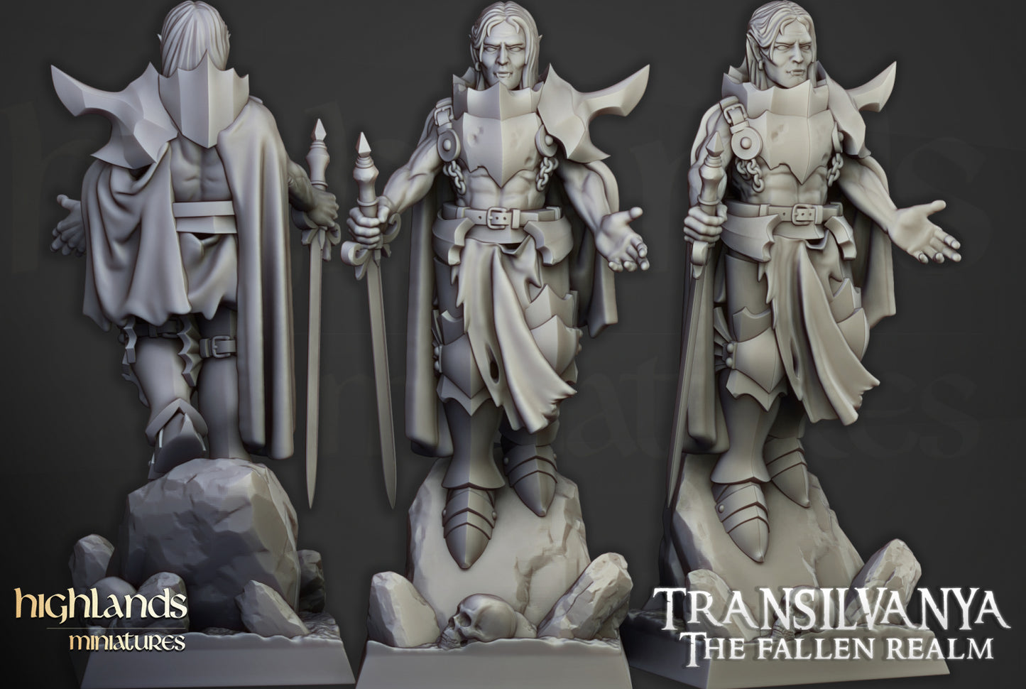Transilvanya Vampire Neophytes 8x - Highlands Miniatures
