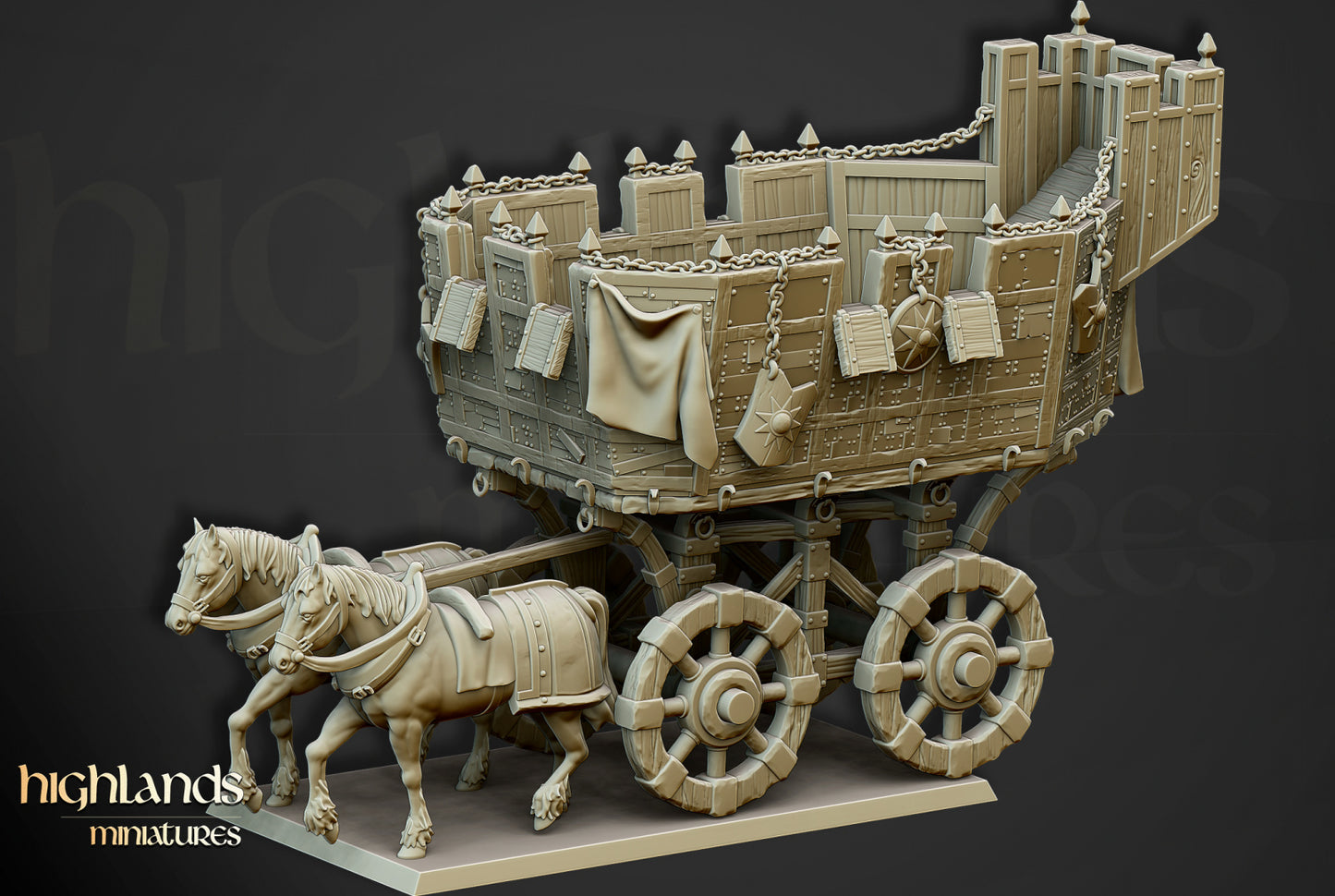 Sunland The Wittemberg Wagon - Highlands Miniatures