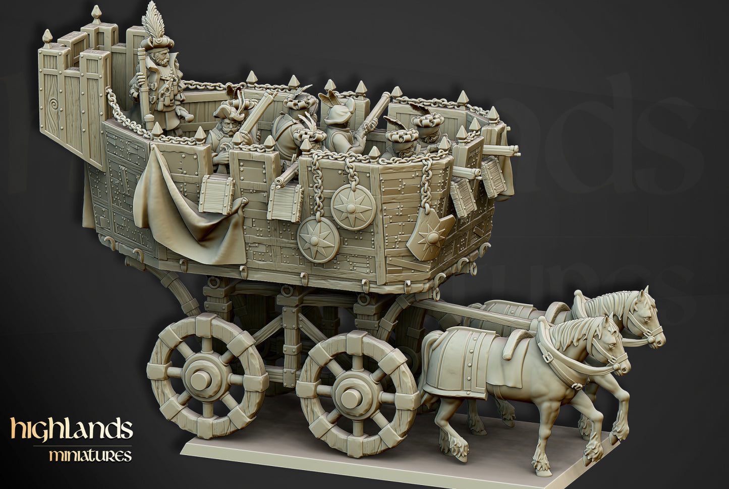 Sunland The Wittemberg Wagon - Highlands Miniatures
