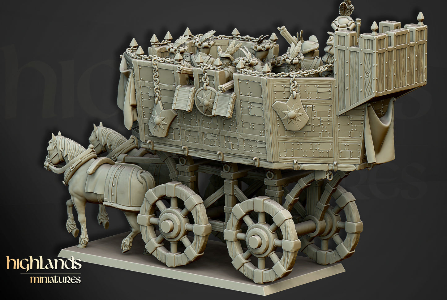 Sunland The Wittemberg Wagon - Highlands Miniatures