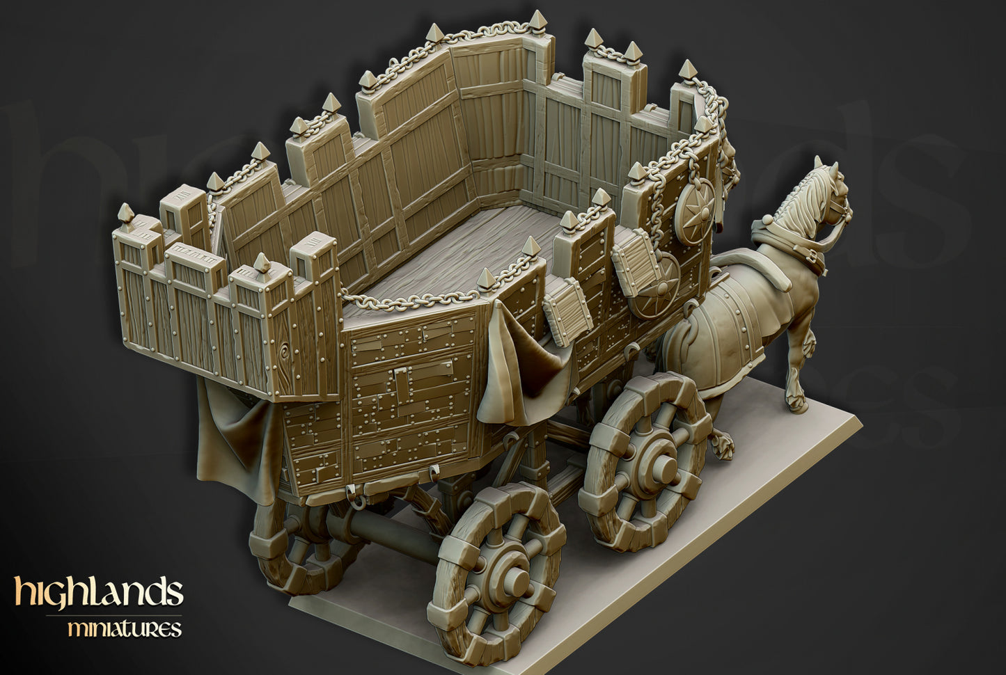 Sunland The Wittemberg Wagon - Highlands Miniatures